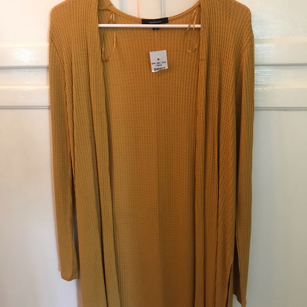 Mustard cardigan